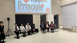 Impressions of the workshops and lectures as part of the exhibition project "Japanese Happiness - Attempt on the Aesthetic Experience and Happiness".